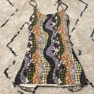 Pacsun Patchwork Mini Dress Woman’s Medium